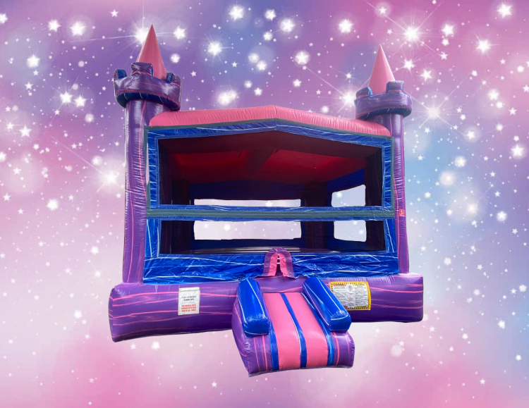 Pink & Purple Module Bounce House